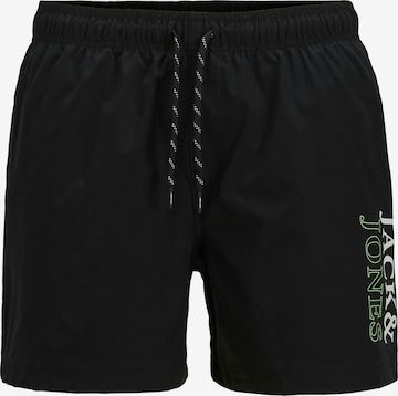 Shorts de bain 'JPSTMaui' JACK & JONES en noir : devant