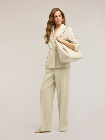 Wide Leg Pantalon MOTIVI en blanc
