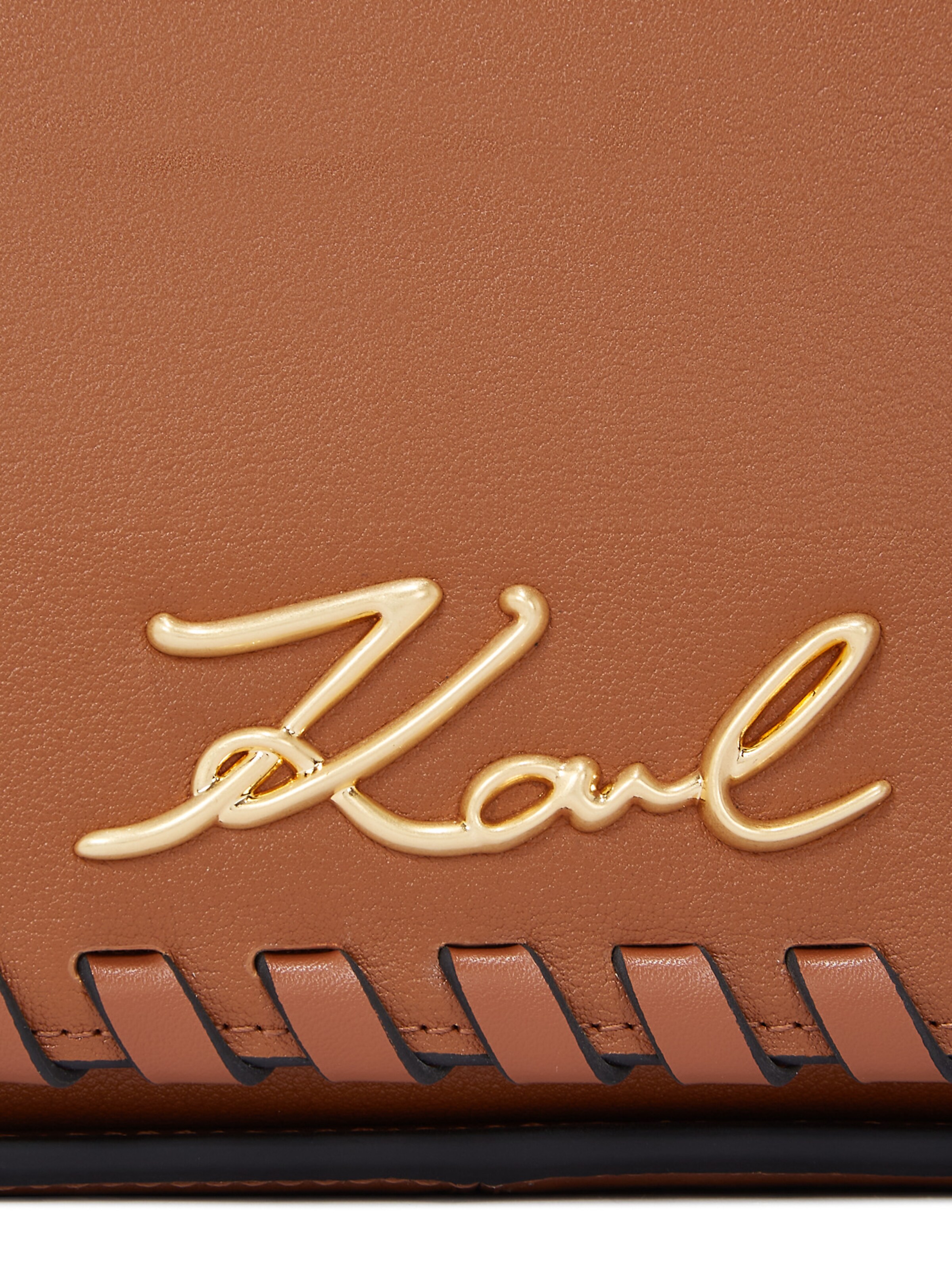 Sac à bandoulière 'Signature' Karl Lagerfeld en marron