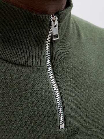JACK & JONES Sweater 'JJEEmil' in Green