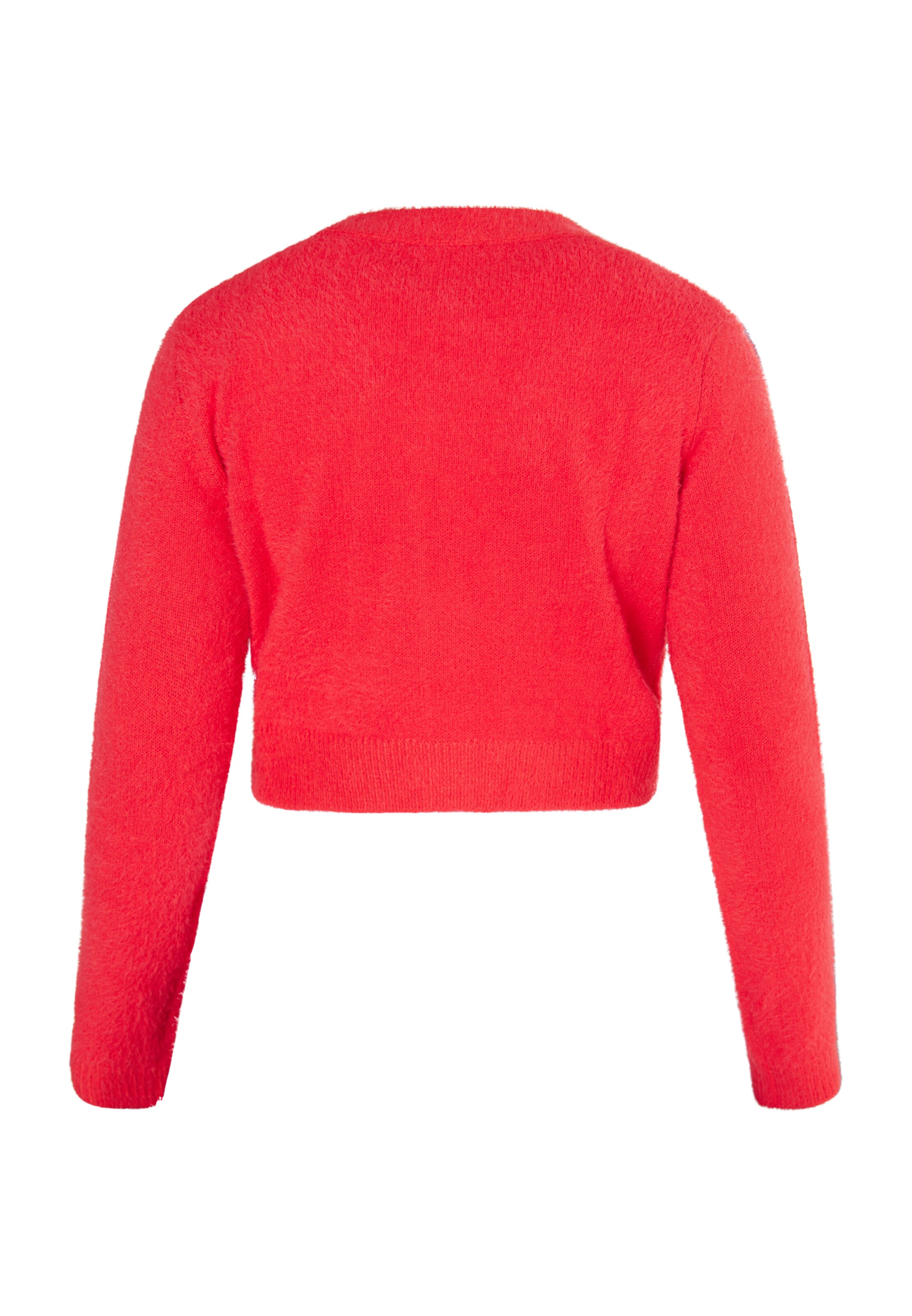 MYMO Neuletakki 'Biany' värissä punainen