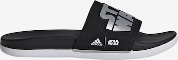 ADIDAS SPORTSWEAR Beach & Pool Shoes 'Adilette Star Wars' in Black