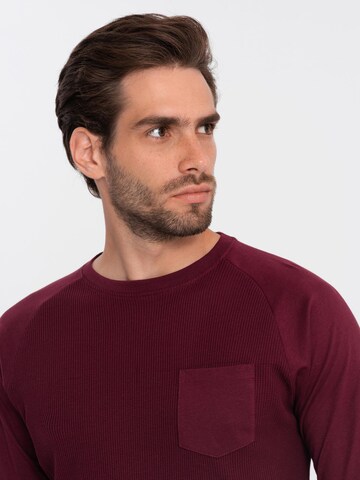 Ombre Shirt 'OM-LSCL-0109' in Rood