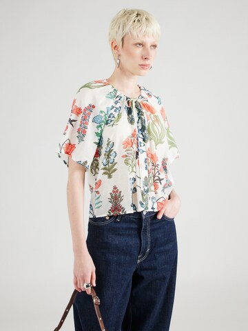 OBJECT - Blusa 'HELGA' en blanco