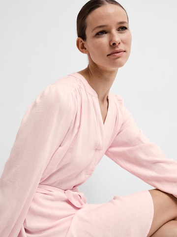 SELECTED FEMME Kleid 'Viva' in Pink