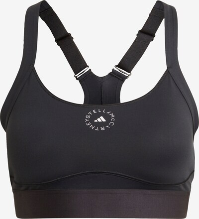 ADIDAS BY STELLA MCCARTNEY Sports Bra 'Truepurpose Medium Support' in Black / White, Item view