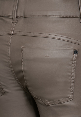 STREET ONE Slim fit Trousers in Brown