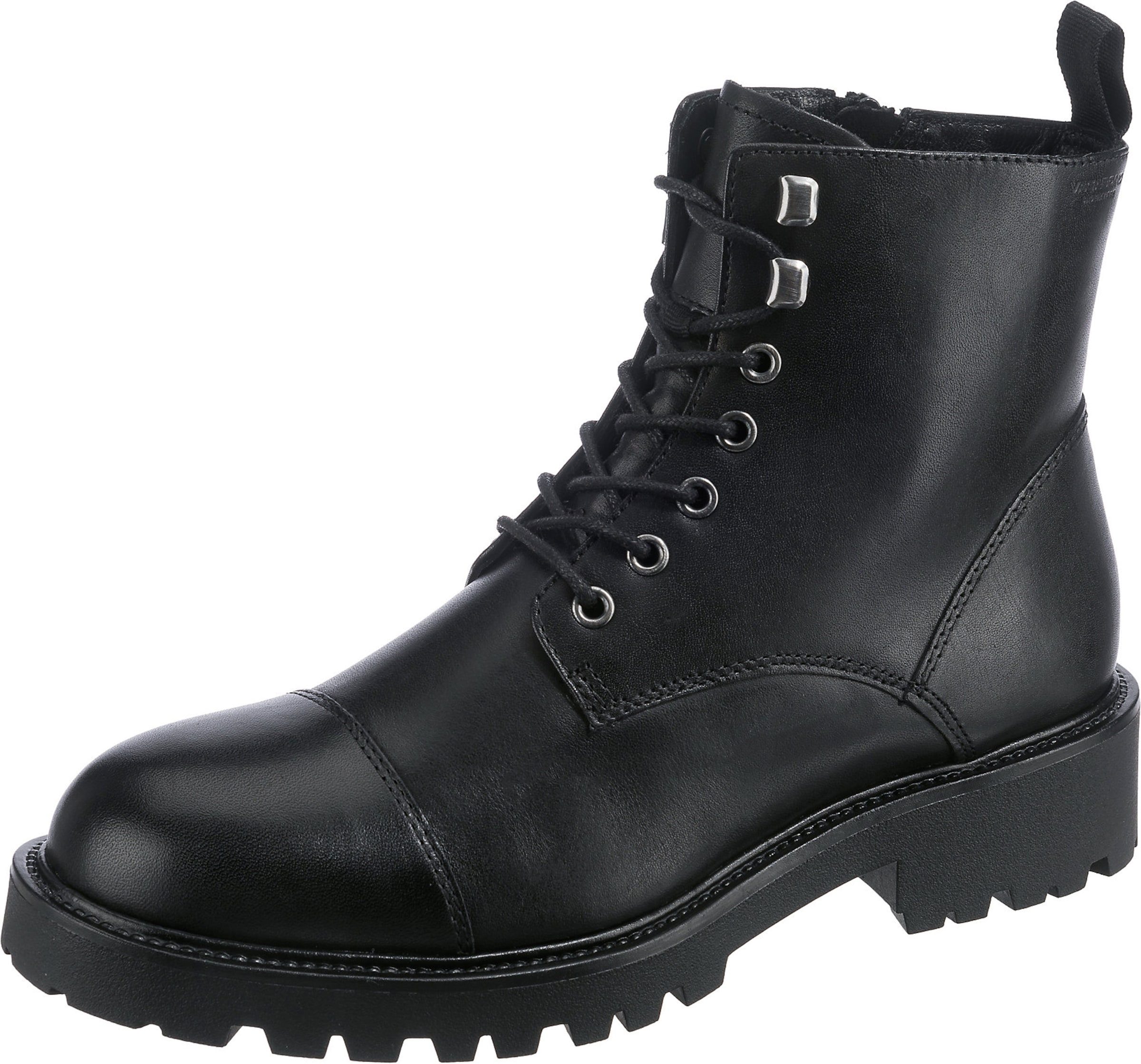VAGABOND SHOEMAKERS Lace-Up Ankle Boots in Black: front