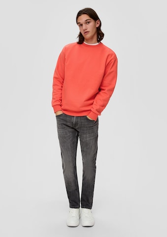 QS Sweatshirt in Oranje