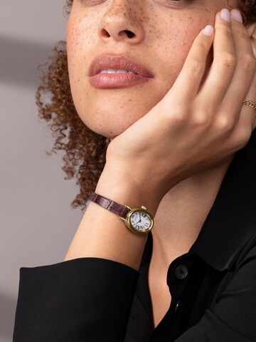 TIMEX Analog Watch 'Cavatina' in Brown: front