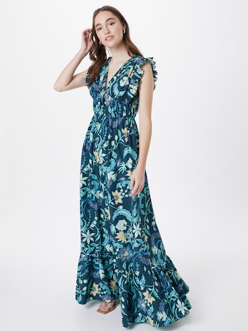True Decadence Καλοκαιρινό φόρεμα σε μπλε: μπροστά