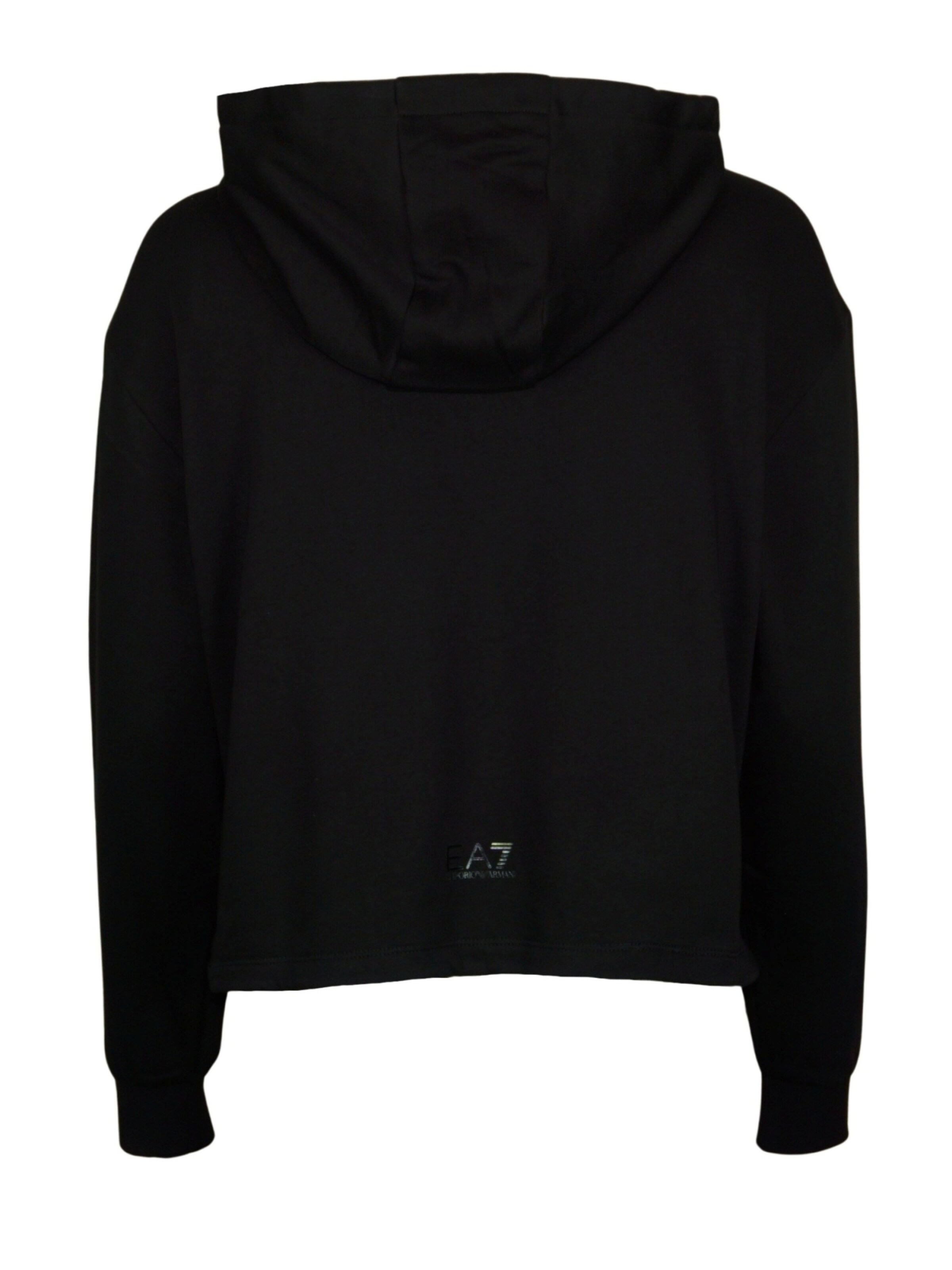 Felpa 'Shiny' di EA7 Emporio Armani in nero