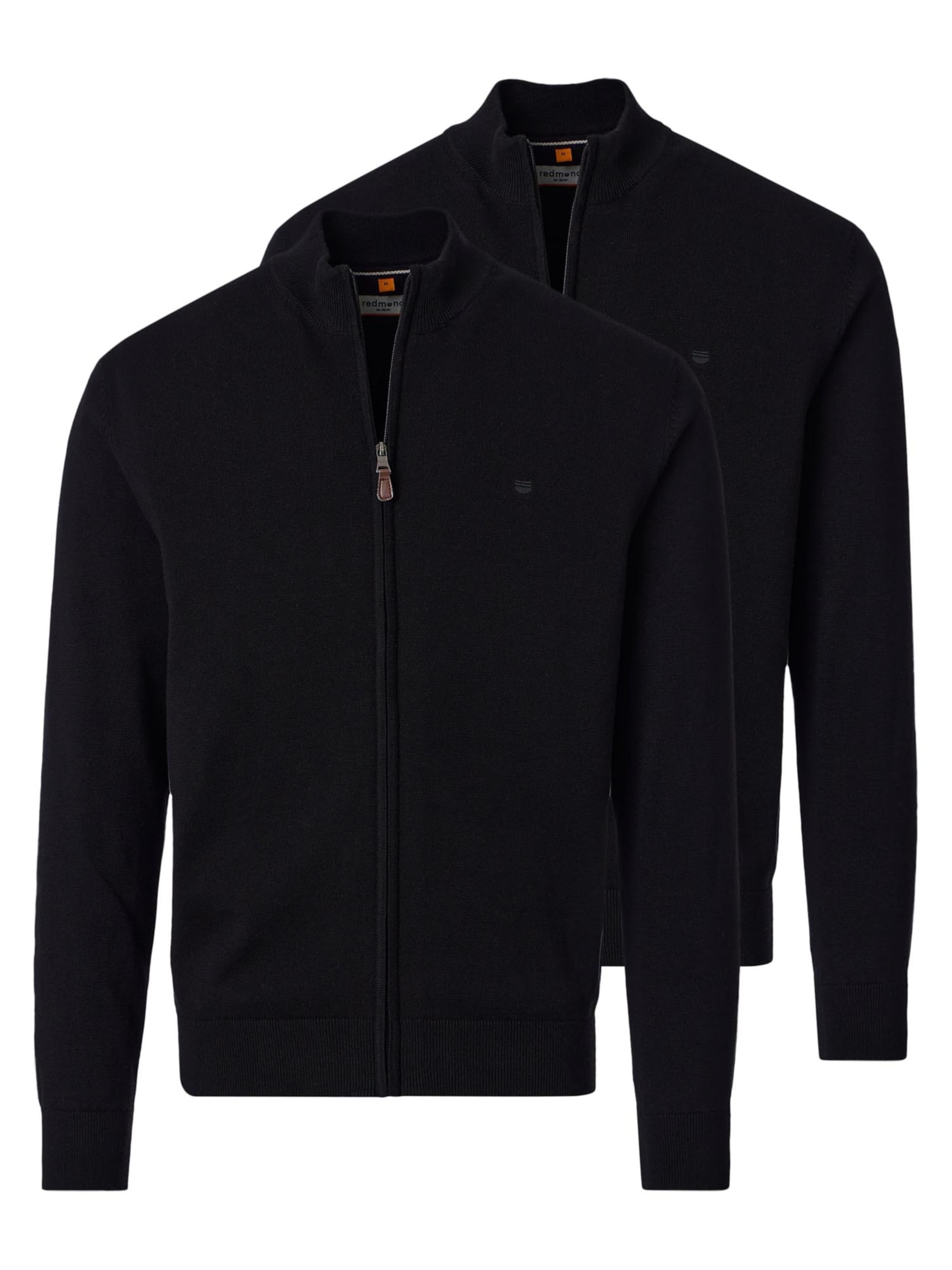 redmond Knit cardigan 'Basic' in Black: front