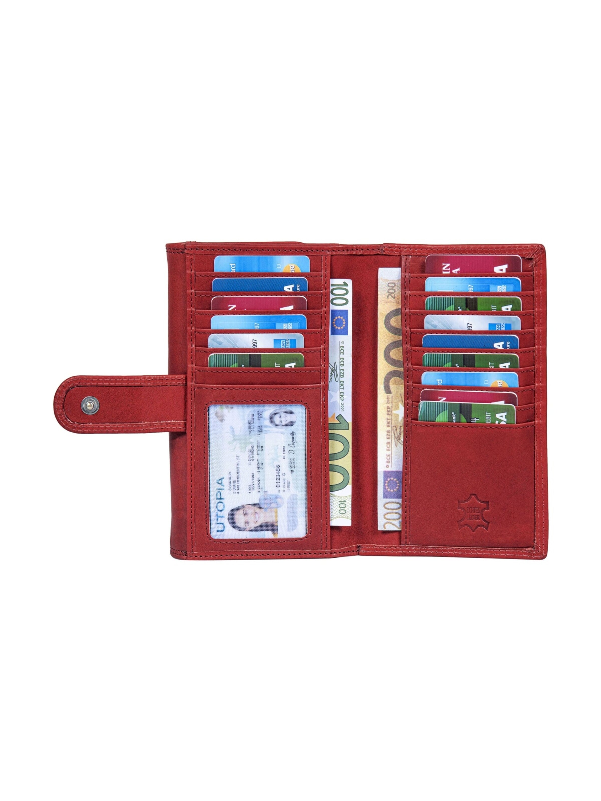 Benthill Wallet in Red