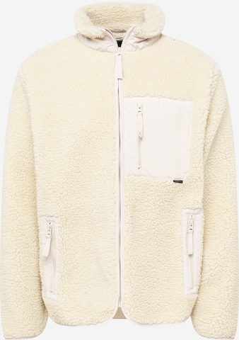 Lindbergh Fleece jacket in Beige: front