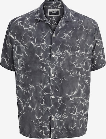 JACK & JONES Overhemd 'JCOInfinity' in Zwart: voorkant