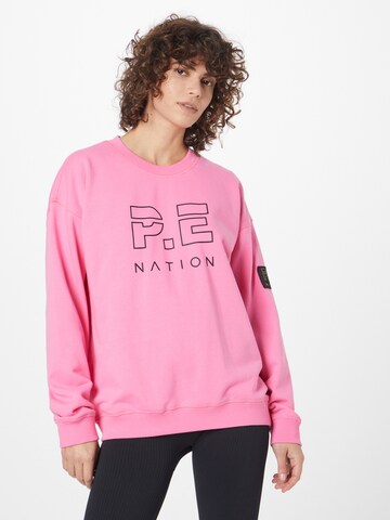 P.E Nation Sweatshirt 'HEADS UP' in Pink: predná strana