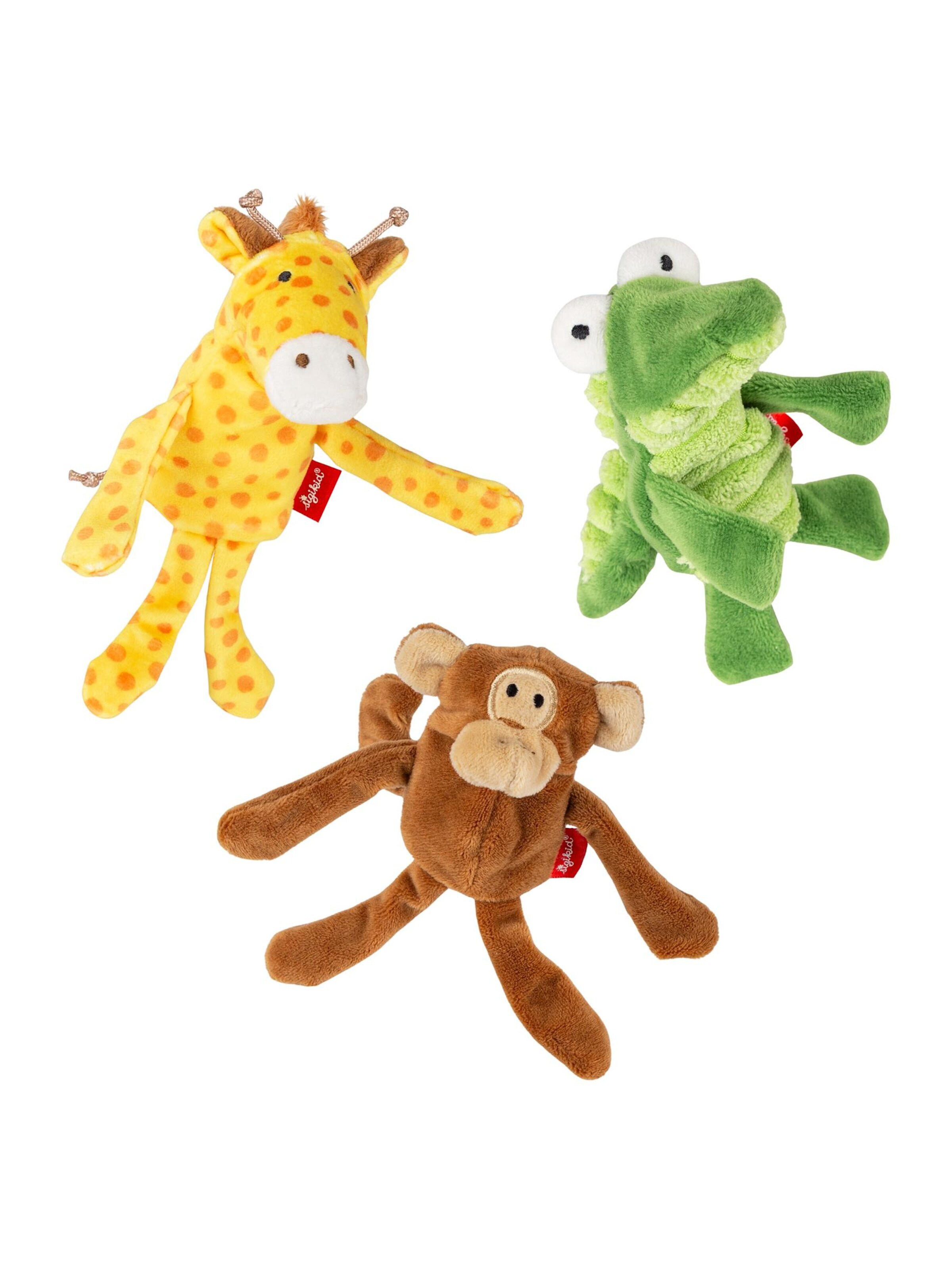 SIGIKID Stuffed animals 'Fingerpuppen-Set My Little Theatre' in Mixed colors: front