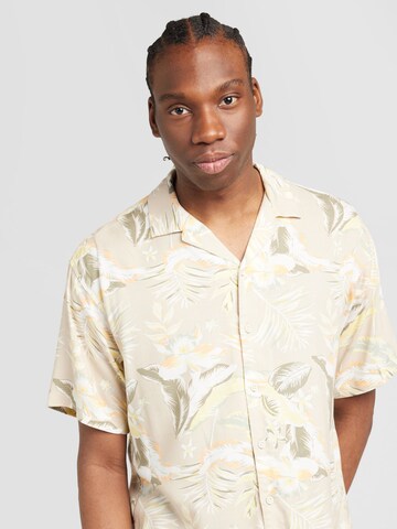 JACK & JONES - Ajuste regular Camisa 'JEFF' en beige