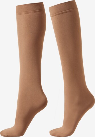 CALZEDONIA Socks 'THERMO' in Beige: front