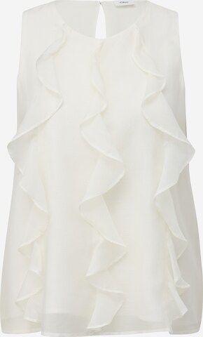 s.Oliver BLACK LABEL Blouse in White: front