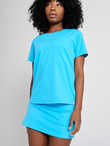 SPORTKIND Funktionsshirt 'Loose Fit Kurzarm'‌‌‌‌‌‌‌ in Blau: Vorderseite