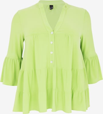 Yoek Tunic in Green: front