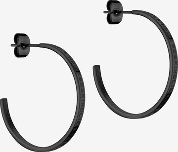 Boucles d'oreilles Liebeskind Berlin en noir : devant