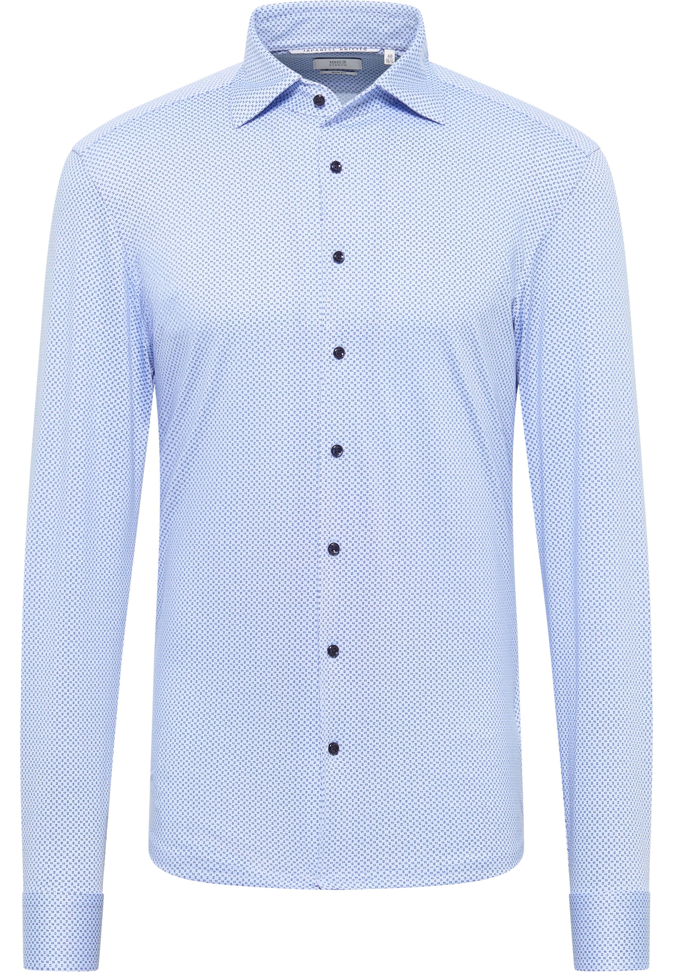 ETERNA Zakelijk overhemd in Blauw: voorkant