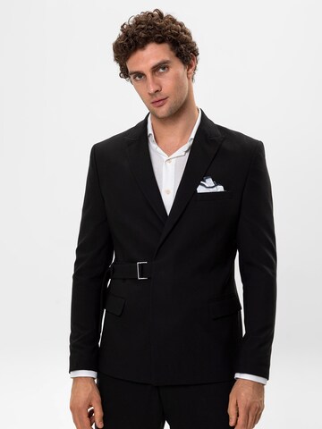 Antioch Regular fit Colbert in Zwart: voorkant