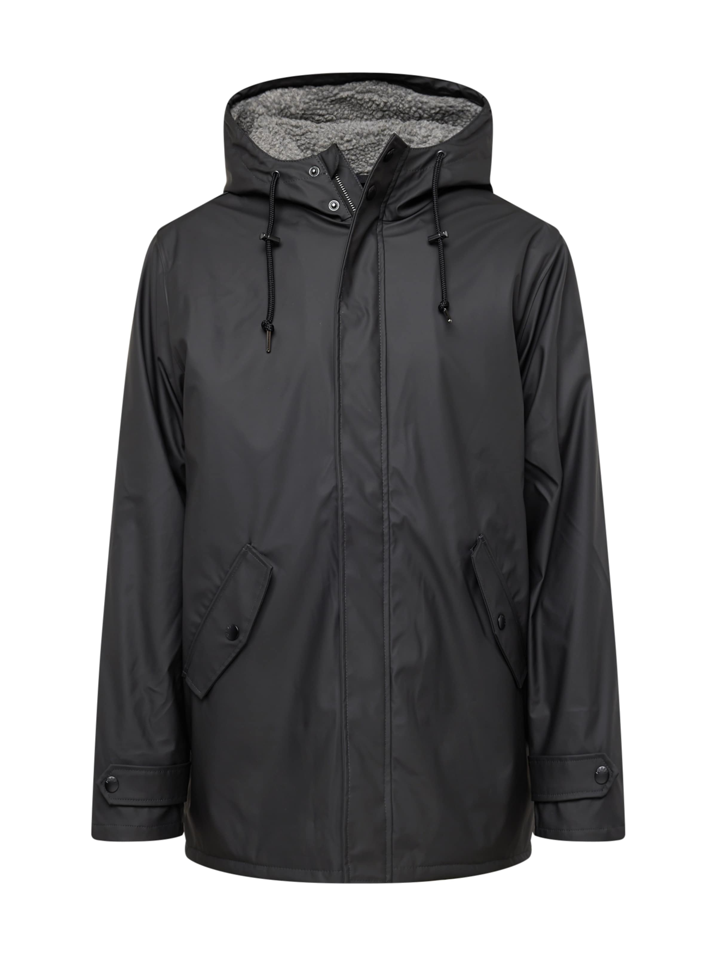 Derbe Winter Jacket 'Trekholm' in Black: front