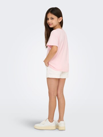 ONLY GIRLS T-Shirt 'KOGRUTH' in Pink
