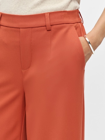 OBJECT - Pierna ancha Pantalón en naranja