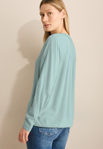 CECIL Bluse in Unifarbe in Grün