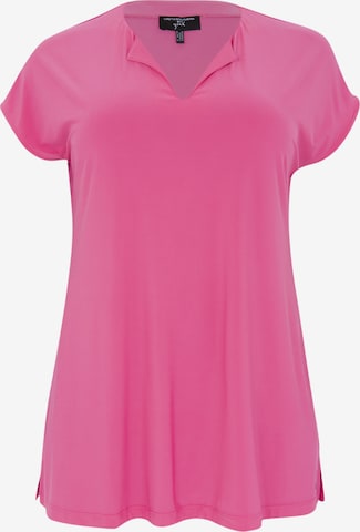 Yoek Shirt in Pink: front