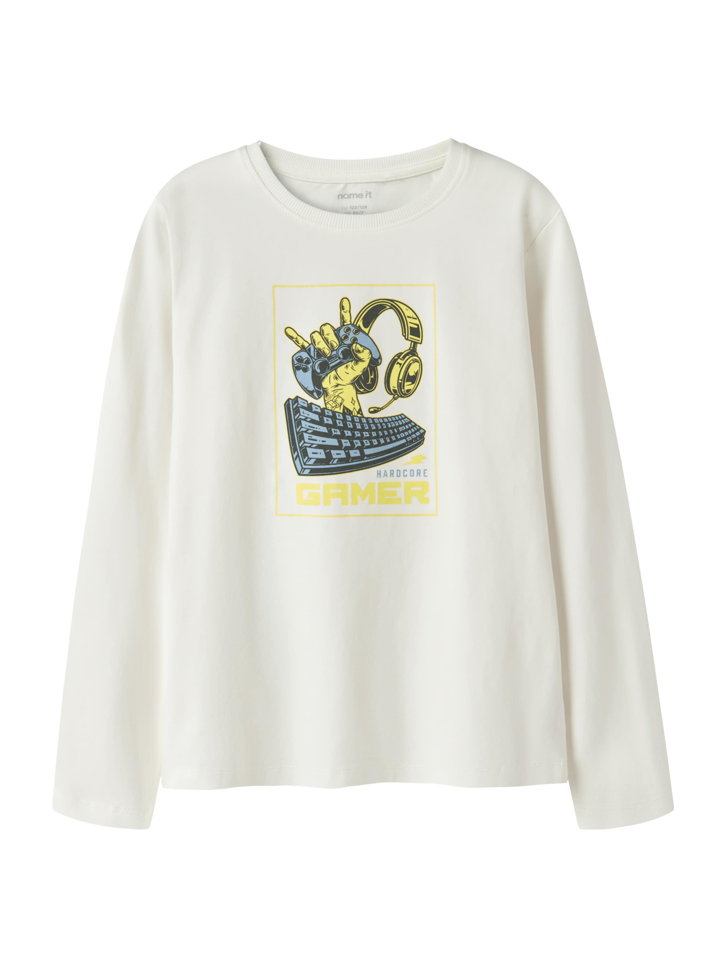 NAME IT Μπλουζάκι &#x27;NKMVUX&#x27; σε λευκό: μπροστά