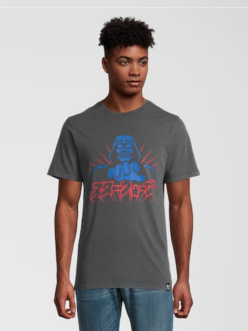 T-Shirt 'Star Wars Vader Japanese' Recovered en gris : devant