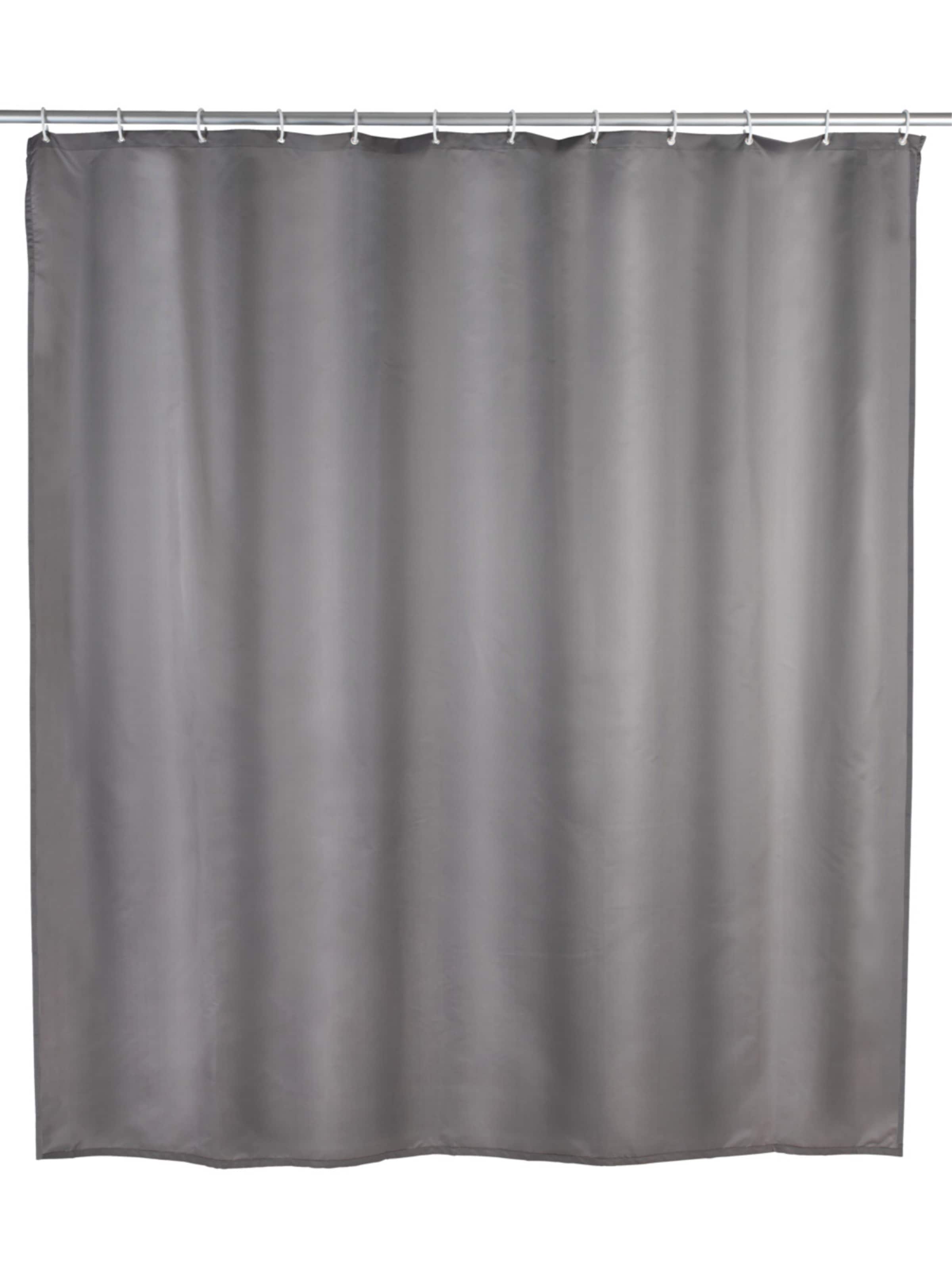 Wenko Duschvorhang in Grau: Vorderseite