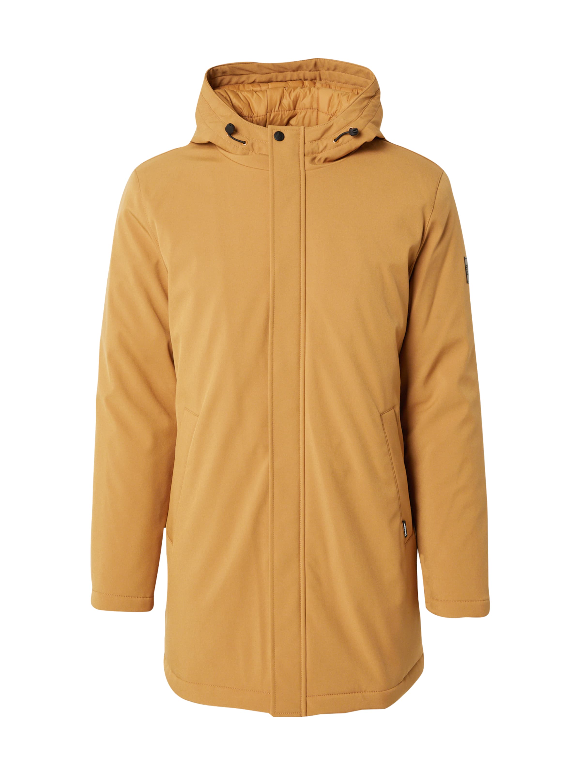 brūns Matinique Starpsezonu jaka 'MADeston': no priekšpuses