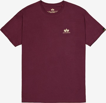 ALPHA INDUSTRIES Paita värissä punainen: etupuoli