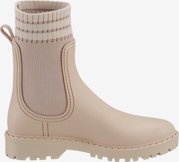 VERBENAS Chelsea Boots in Beige