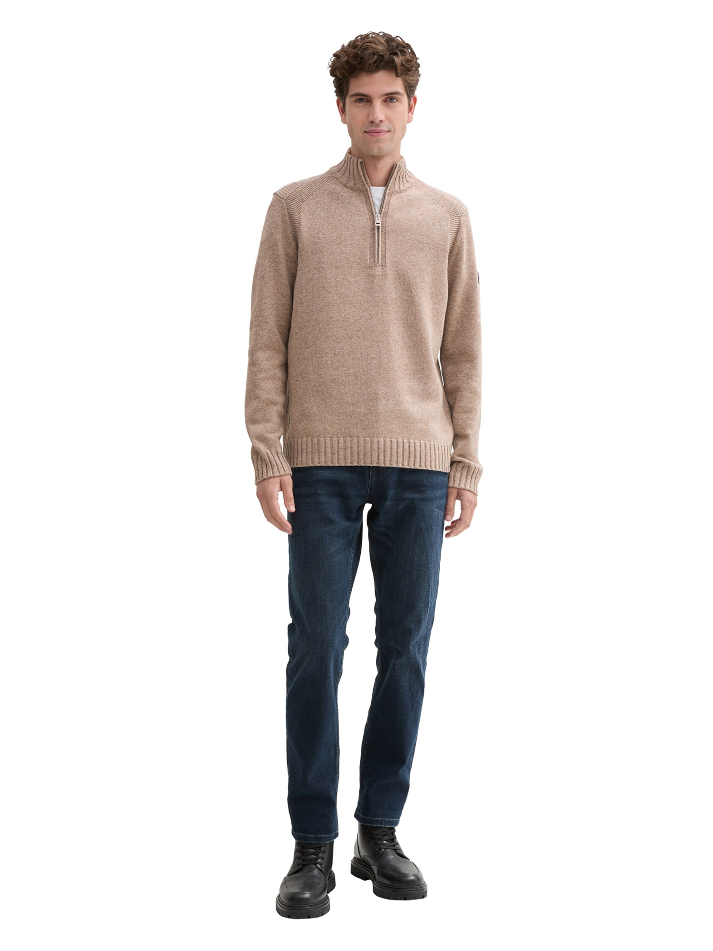 TOM TAILOR Pullover i brun