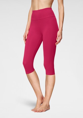 LASCANA Skinny Leggings in Roze: voorkant