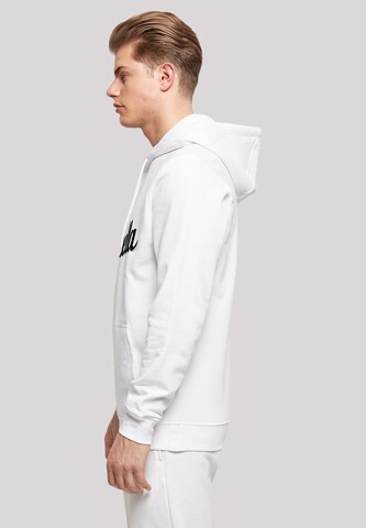 Felpa 'Disney Cinderella Shoe Logo' di F4NT4STIC in bianco