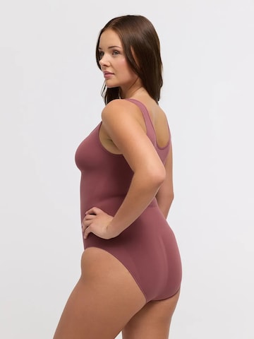 Body modellante 'Tank Sculpting Bodysuit with Slip' di cfab in lilla