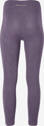 ENDURANCE Skinny Workout Pants 'Maidon' in Purple