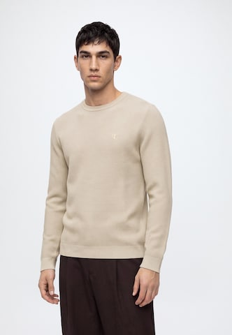 Jack & Jones Premium Свитер 'JPRBLURYAN' в Серый: спереди
