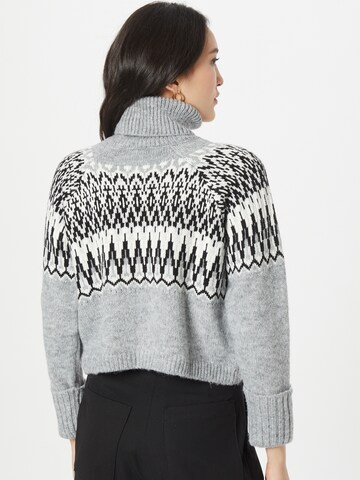 River Island Pullover 'FAIRISLE in Grau