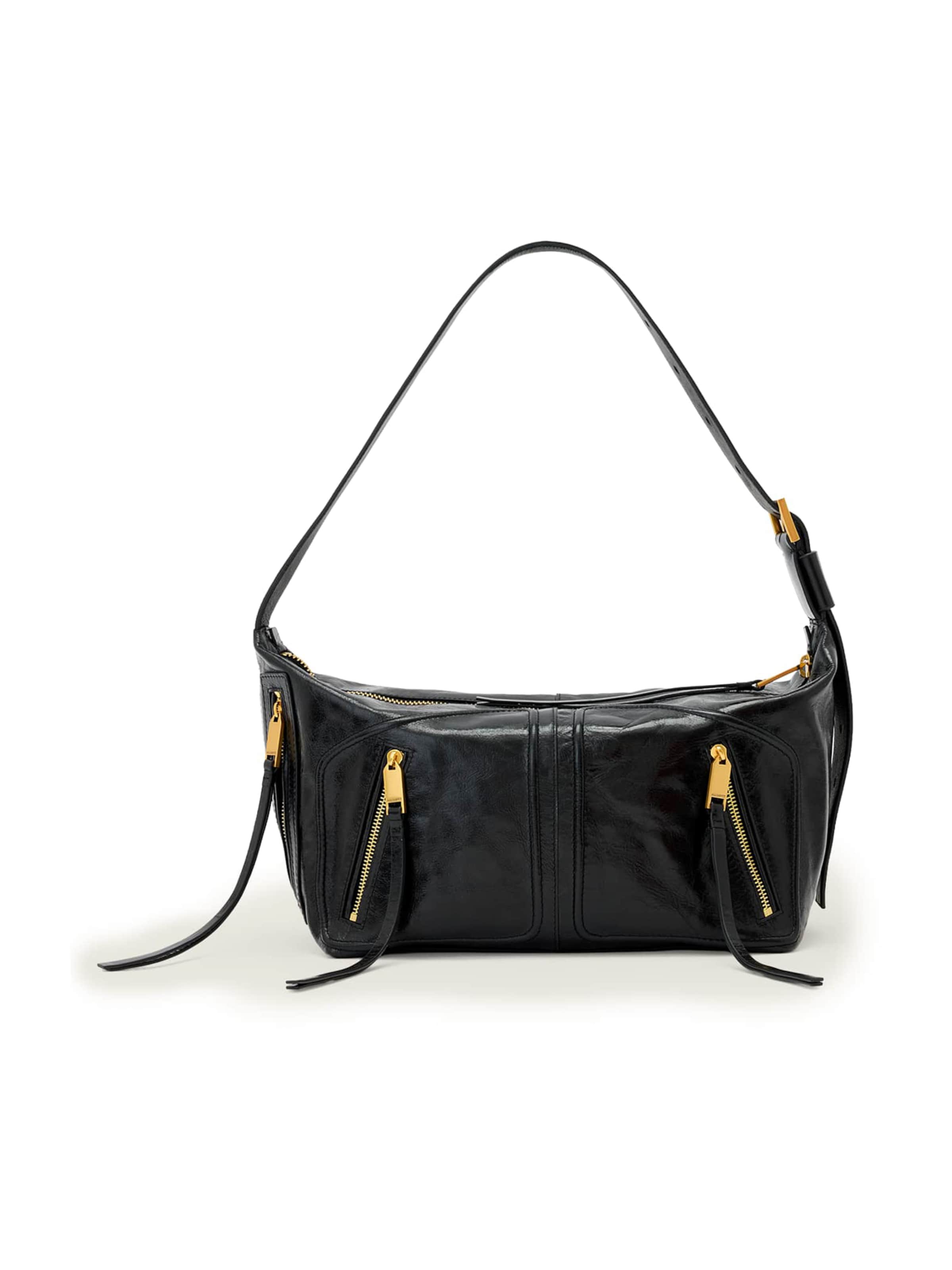 AllSaints Shoulder Bag 'JEAN REY' in Black: front