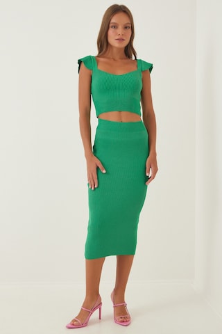 Happiness İstanbul Дамски Костюм в зелено: отпред